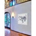 thumbnail image 5 of "Blue Octopus" Framed Painting Art Print, 32" x 1.5", 5 of 6