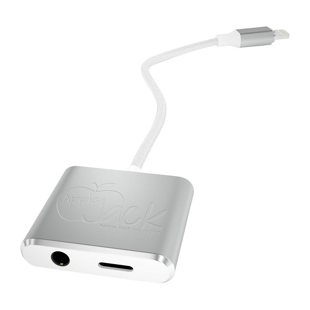 Apple Jack AJL2LS Lightning Cable Adapter Plus 3.5 mm Stereo Audio Port