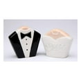thumbnail image 3 of Appletree Design The Perfect Wedding Tuxedo and Gown Salt and Pepper Set, 2-1/4-Inch, 3 of 3