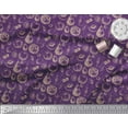thumbnail image 3 of Soimoi Purple Velvet Fabric Mix Fruits Print Fabric by the Yard 58 Inch Wide, 3 of 3