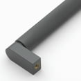 thumbnail image 2 of GlideRite 5-1/16 in. (128mm) Center-Center Knurled Cabinet Bar Pull, Matte Black - 4788-128-MB, 10 Pack, 2 of 3