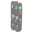 thumbnail image 6 of MeMoi Mama In the Making Greeting Card Socks - Womens - Female, One Size, Med Gray Heather, 6 of 6