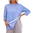 thumbnail image 2 of Shoulder Surgery Shirts for Women Long Sleeve Post Surgery Adaptive Clothing Tear Away Tops, 2 of 5