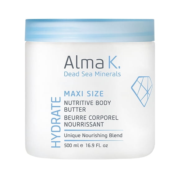 Alma K Nutritive Body Butter Maxi, Body Butter for Women, 16.9 oz