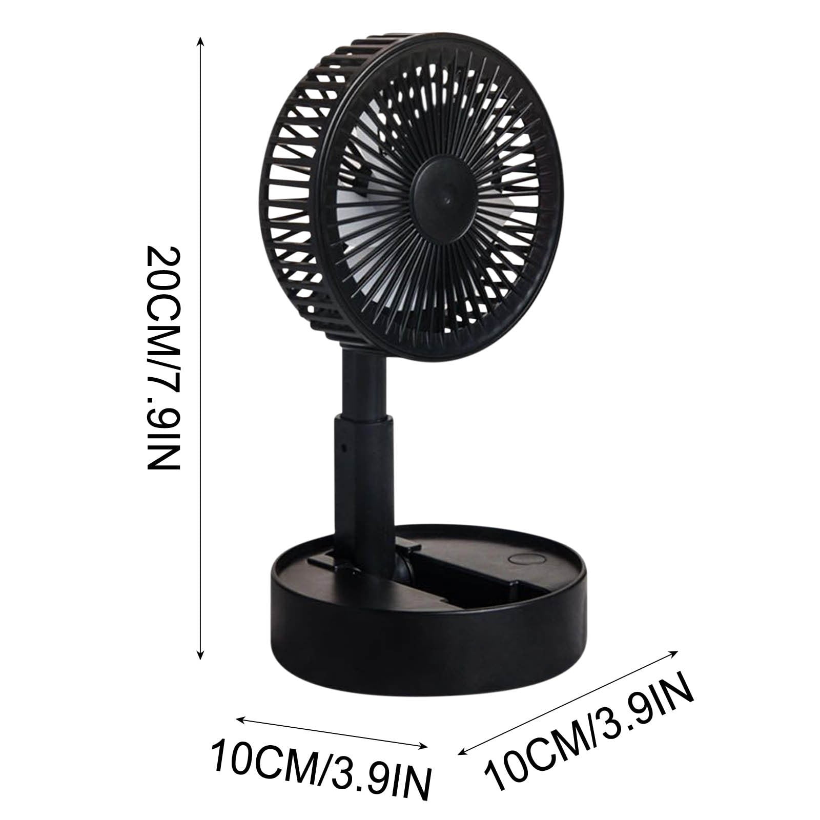 PIMOXV 3-Speed Battery Operated Pedestal Fans