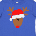 thumbnail image 4 of Inktastic Christmas Cute Reindeer in Santa Hat Boys or Girls Baby T-Shirt, 4 of 5