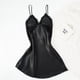 thumbnail image 2 of Pijamas sexys de seda para mujer, camisón con tirantes para primavera y verano, vestidos de noche de satén con cuello Halter fino para servicio doméstico, 2 of 5