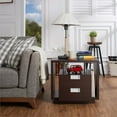 thumbnail image 3 of Furniture of America Table Moderne à 2 Tiroirs Rowun dans Espresso, 3 of 4
