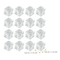 thumbnail image 3 of 100pcs Acrylic Crystal Fake Ice Cubes Realistic Clear Ice Cubes Photo Props, 3 of 9