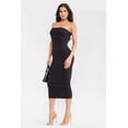 thumbnail image 2 of Vestido strapless acanalado Roman Fashion /Juvenil, 5131 (Negro) negro CH, 2 of 4