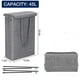 thumbnail image 4 of Cestas de lavadero Toystoory plegables 45L Almacenamiento resistente al agua gris, 4 of 6