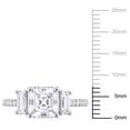 thumbnail image 3 of Everly Women's Created Moissanite Sterling Silver Engagement Ring, 3 of 9