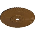 thumbnail image 3 of 36 1/4"OD x 1 7/8"P Melonie Ceiling Medallion (Fits Canopies up to 6 1/4"), Hand-Painted Smokey Topaz, 3 of 6