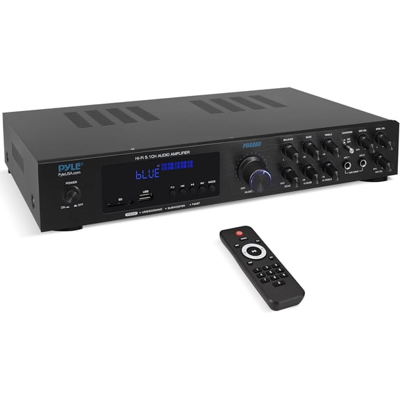 Pyle 2 Watts Continuous Power 5 Channel Audio Power Amplifier