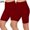 B_ Wine, variant on Mwjwdo Women's High Waist Lounge Yoga Shorts, 8" Biker Gym Shorts for Women, Comfy Elastic Solid Color Yoga Pants for Ladies Gray XL
