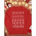 thumbnail image 4 of Tstars Women's Funny Christmas Grandma Sweatshirt Gift, Holiday Humor Xmas Party Shirt, 4 of 6