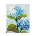 thumbnail image 2 of 1x s de de bricolaje Artesanía hecha , de flores, para decoración para hogar o artesanía en , tonos azules, - perfecl Kits de punto de cruz de la cinta, 2 of 8