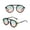 A Green, variant on Sunglasses Sun Glassesfor Women Mens Sunglasses Classic Trend Ladies Sunglasses Sunglass Goggles for Women Sunglasses Womens Trendy Sunglasses Men Sun Glasses Brown One Size