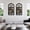 Black set 2, variant on Arched Collage Picture Frame for Wall Decor - Holds 9 PCS 4x6 Photos, Classic Black PVC Multi Photo Frame with Sawtooth Hook, Ideal for Home Decor and Gifts