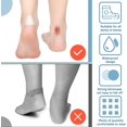 thumbnail image 4 of Hydrocolloid Bandage for Heel Protection Skin Waterproof 150 Pieces Oval Blister Pads, 4 of 5
