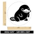 thumbnail image 2 of Cute Weird Duck Billed Platypus Rubber Stamp for Scrapbooking Crafting Stamping - Medium 1 Inch, 2 of 7