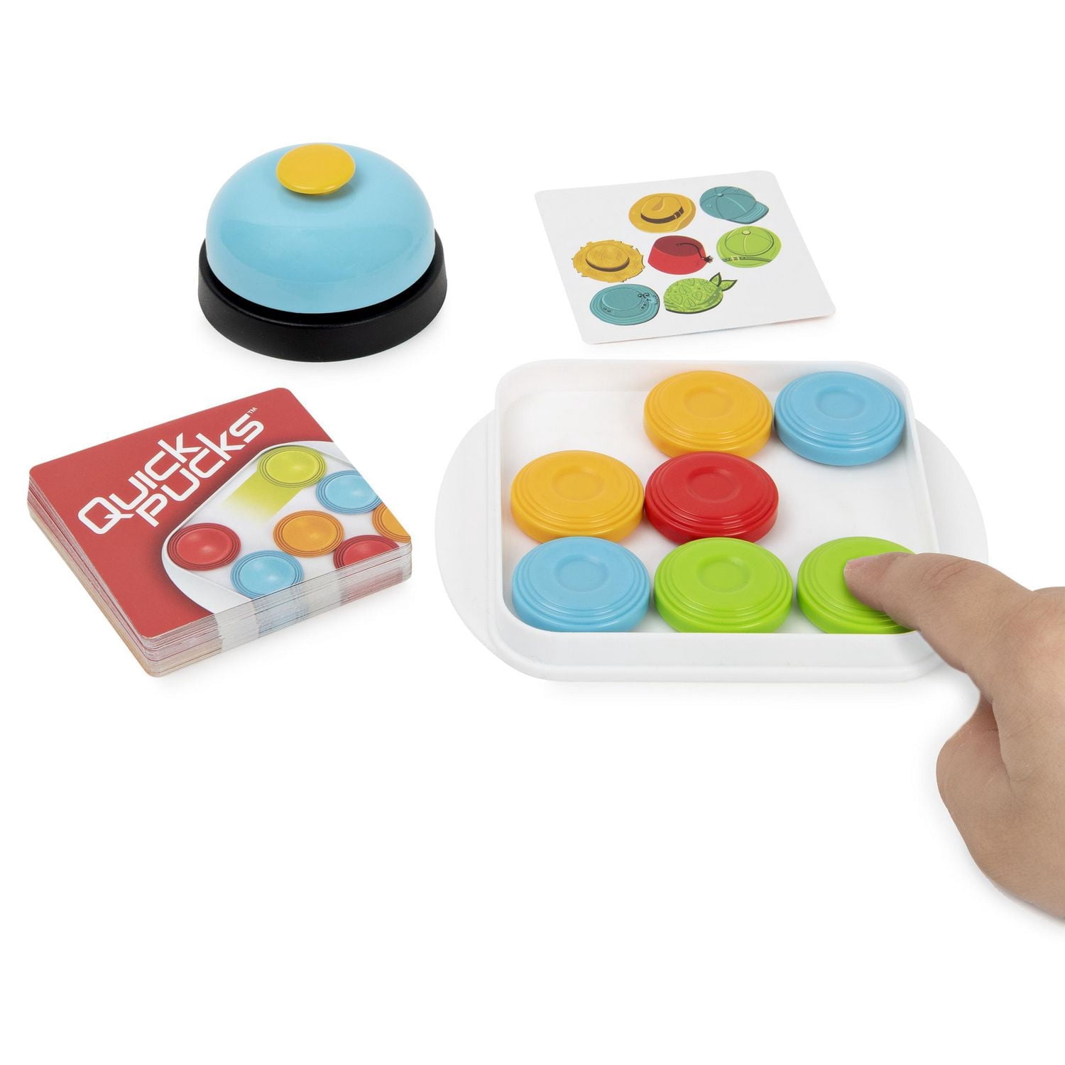 Quick Pucks, Jeu de puzzle à glisser compétitif, pour les adultes et les enfants à partir de 8 ans