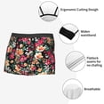 thumbnail image 3 of Logiee Many Kind Of Flowers Print Mens Boxer Briefs,Boxer Briefs for Men,Breathable Stretch Underwear,Boys Boxer Briefs-Small, 3 of 5