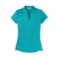 thumbnail image 5 of Port Authority Ladies Trace Heather Polo-3XL (Tropic Blue Heather), 5 of 6