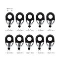 thumbnail image 3 of 100 Pieces Stainless Steel Fishing Rod Guide Rigging Pocket Mini Rings Casting Pole Balance Repair Spare Parts Professional Beginners Hardware, 3 of 8