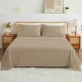 thumbnail image 1 of Kingrest 100% Algodón Juego de Sábanas de 3 Piezas para Cama Individual Size, Bolsillos Extra Profundos para 40cm, Ultra Suave y Transpirable, 1 of 9