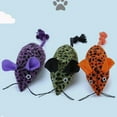 thumbnail image 3 of Flmtop Chaton Peluche Simulation Souris Interaction Chat Jouet Morsure Animal Résistant Fournitures Orange, 3 of 8