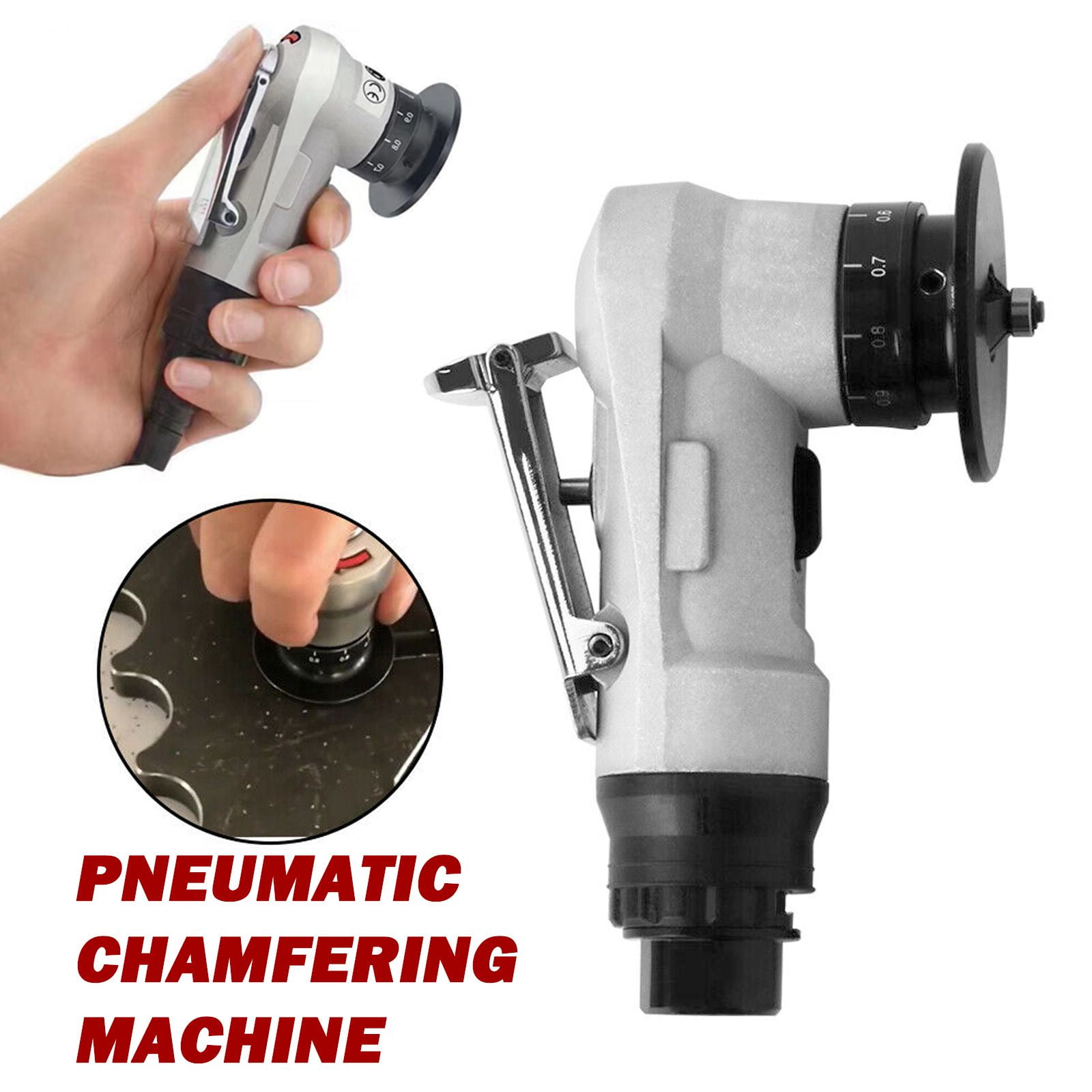 Pneumatic Chamfering Machine Mini Portable Metal Burr Trimming Air Tool 30000RPM 