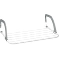 thumbnail image 1 of Séchoir Mural Pliable, Refermable et Suspendu pour Usage Intérieur Extérieur, Design Extensible pour Porte de Douche Ou Balcon, Matériau Blanc Durable pour Longue Durée, 1 of 5
