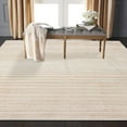thumbnail image 6 of 8' X 11' Beige Abstract Distressed Area Rug, 6 of 10