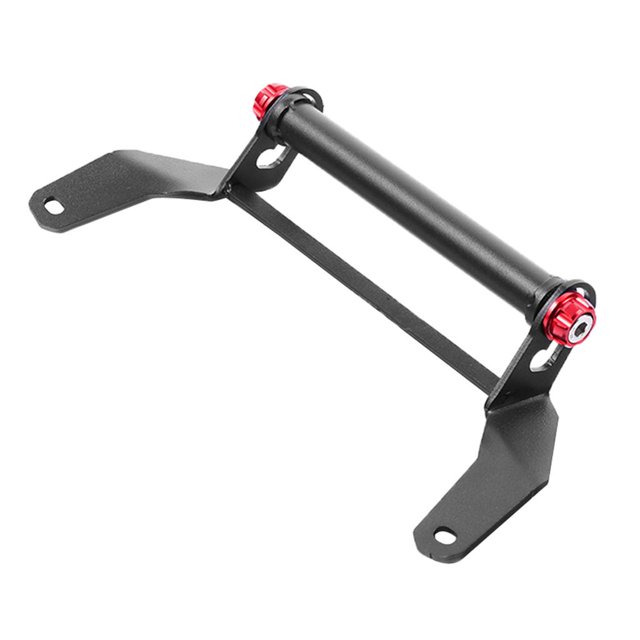 Miulika CNC Aluminum Motorcycle Mobile Phone Stand Holder Adjustable Navigation Mount Red