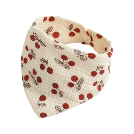 

TRINGKY Drool Bibs 3-D Printing Floral Bib Baby Unisex Bib Soothing Nursing Burp Cloths