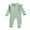 Green, variant on Fesfesfes Newborn Baby Bodysuit Boys Girls Zipper Long Sleeve Knitted Romper Jumpsuit Outfits Summer Saving Sale