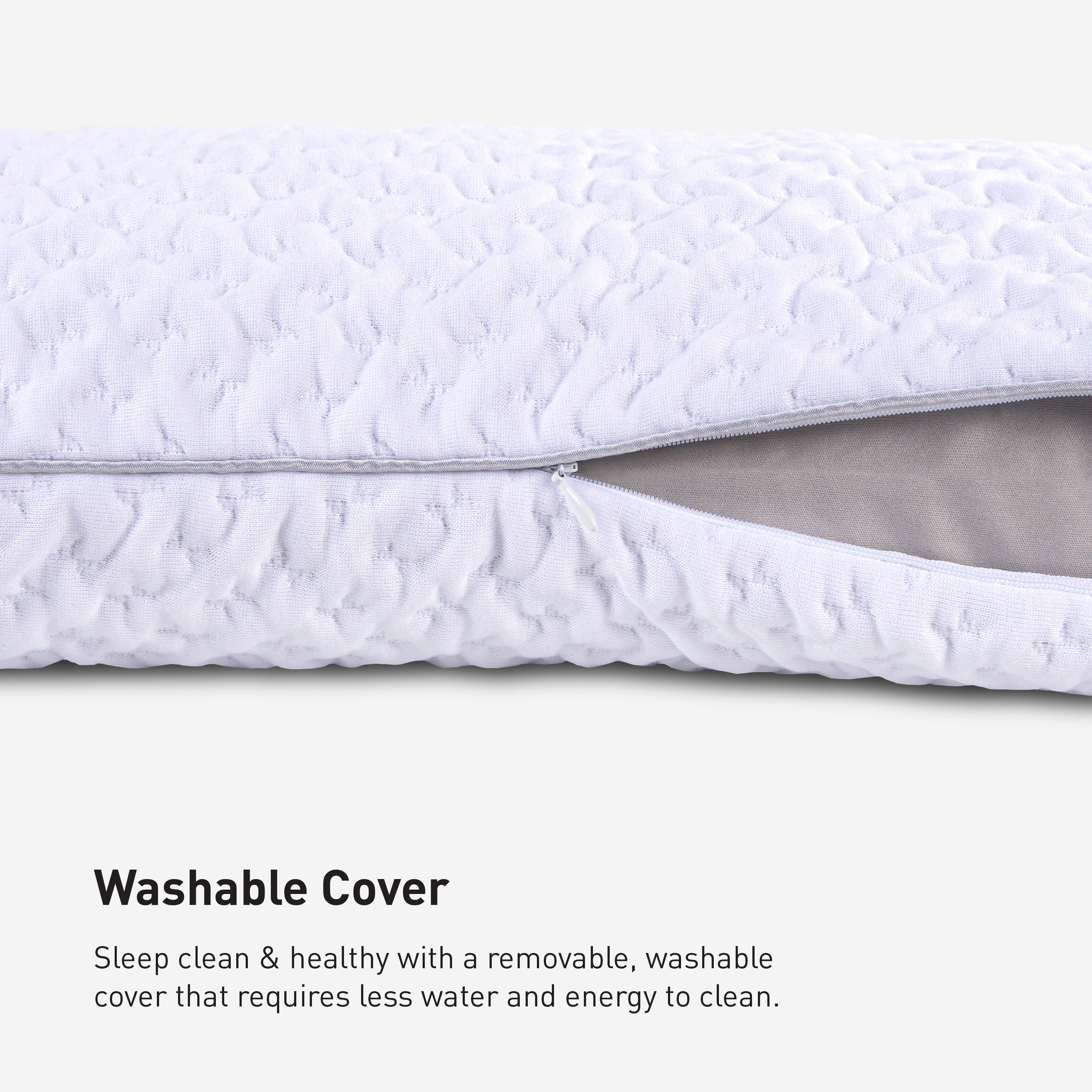 Bedgear Balance Performance Pillow – 0.0 - Moisture Wicking Bed Pillow for All Sleep Positions - Medium Firmness Bed Pillow - Washable Removable Cover