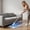 70cm, variant on One-Click Release Hygienic Floor Mop, Reusable Clamp Mop with Stainless Steel Handle, Convenient Cloth Changing Mops for Kitchen Counter, Flat 𝐃𝐮𝐬𝐭 Mops for Wall, Windows, Corners (White, 70cm)
