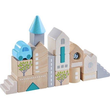 HABA Wooden Building Blocks Bad Rodach 18-Piece Set  Wood Stacking Blocks price history on PriceWatchPro