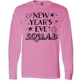 thumbnail image 3 of Inktastic New Year's Eve Squad with Stars in Black Long Sleeve T-Shirt, 3 of 5