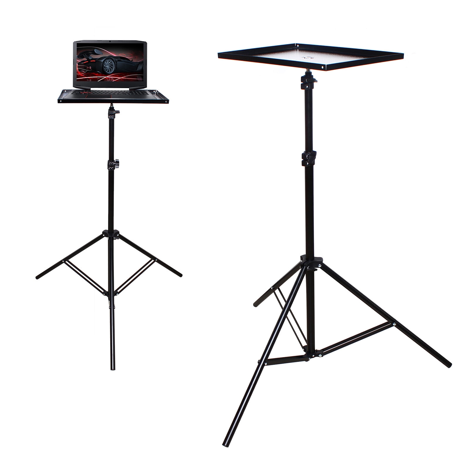 Modern Floor Mount Black Angle &Height Adjustable 69-190cm Laptop Desk Over Sofa Bed Notebook Table Stand