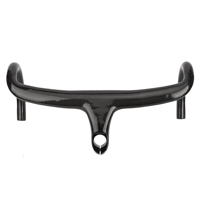Manillar curvo de fibra de carbono resistente y duradero de apariencia elegante manillar de integración de bicicleta accesorio para bicicleta de carretera ANGGREK Otros