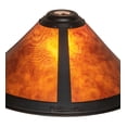 thumbnail image 4 of Meyda Tiffany 25962 15" W Van Erp Amber Mica Torchiere Replacement Shade - Amber Mica, 4 of 5