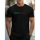 thumbnail image 1 of ITALIA Print Men's Casual T-shirt, Short Sleeve Tee Tops, Summer Outdoor Sports Clothing, 1 of 5
