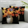 thumbnail image 3 of HENGT  Fall Pillow Covers Maple Leaf Black Autumn Decorative Throw Pillow Covers Bless Farmhouse Cushion Case for Fall Home Decor Couch Sofa, 3 of 5