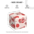 thumbnail image 4 of Balery Milk Tea Porta Pañuelos de Cuero con Estampado – Funda Moderna Cuadrada para Caja de Pañuelos, Dispensador 5x5x5'', 4 of 7