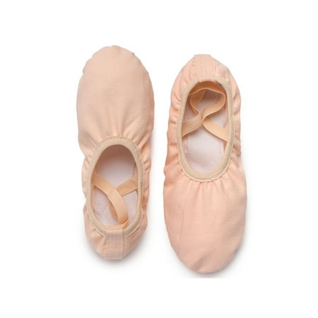 

GENILU Ballet Shoes for Girls Ballet Slipper Dance Shoe Canvas Ballet Shoes for Women Kids Toddlers