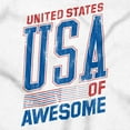 thumbnail image 2 of United States of Awesome Patriotic Hoodie Sweatshirt Women Men Brisco Brands L, 2 of 6