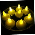 thumbnail image 6 of FONDOTIN Set of 4 Small Round White Floating Candles for Wedding, Party, and Home Decor Ambiance, 6 of 8